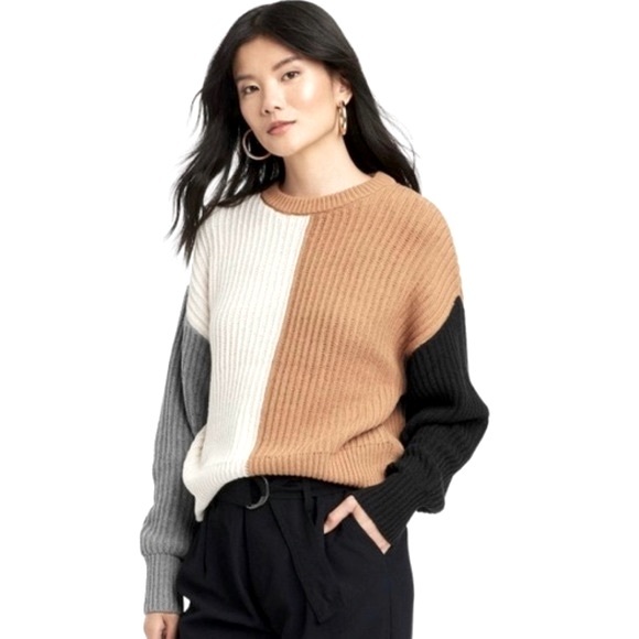 a new day Sweaters - A New Day Colorblock Sweater, Small, NWOT